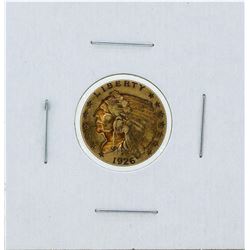 1926 $2 1/2 Indian Head Quarter Eagle Gold Coin