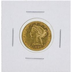1897 $5 Liberty Head Half Eagle Gold Coin