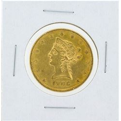 1906 $10 Liberty Head Eagle Gold Coin