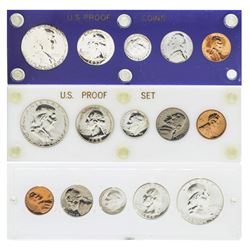 Set of 1957-1959 (5) Coin Proof Sets