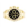 Image 3 : 18KT Yellow Gold Rolex Daytona with Black Dial