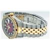 Image 9 : Rolex Mens Two Tone 14KT Yellow Gold Ruby and Diamond Datejust Wristwatch