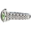 Image 7 : Rolex Stainless Steel Emerald and Diamond Datejust Ladies Wristwatch