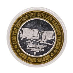 .999 Silver Flamingo Hilton Laughlin, Nevada $10 Casino Limited Edition Gaming T