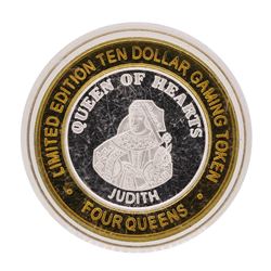 .999 Silver Four Queens Hotel & Casino Las Vegas, NV $10 Limited Edition Gaming