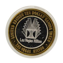 .999 Silver Las Vegas, Nevada Hilton $10 Casino Limited Edition Gaming Token