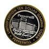 Image 2 : .999 Silver Peppermill Hotel Casino Reno, NV $10 Casino Limited Edition Gaming T