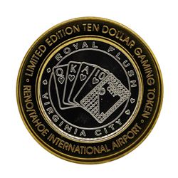 .999 Silver Reno Tahoe International Airport $10 Casino Limited Edition Gaming T