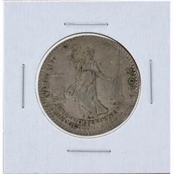 Circa 1720 French Silver Louis XV Jeton Coin