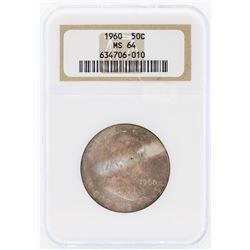 1960 Franklin Half Dollar Coin NGC MS64