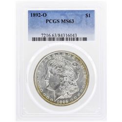 1892-O $1 Morgan Silver Dollar Coin PCGS MS63