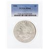 Image 1 : 1886 $1 Morgan Silver Dollar Coin PCGS MS66