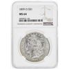 Image 1 : 1899-O $1 Morgan Silver Dollar Coin NGC MS64