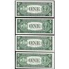 Image 2 : Lot of (4) 1935E $1 Silver Certificate Notes Uncirculated