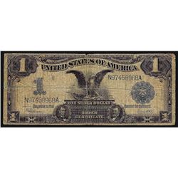 1899 $1 Black Eagle Silver Certificate Note