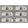Image 1 : Lot of (6) 1963 $2 Legal Tender Notes
