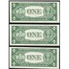 Image 2 : Lot of (3) 1935E Consecutive $1 Silver Certificate Notes Uncirculated