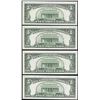 Image 2 : Lot of (4) Consecutive 1985 $5 Federal Reserve Notes Choice Uncirculated