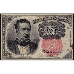 1874 Ten Cents Fifth Issue Fractional Currency Note