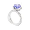 Image 4 : 14KT White Gold 3.51ct Tanzanite and Diamond Ring