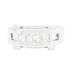 18KT White Gold Ladies 1.00ctw Diamond Ring