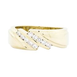 14KT Yellow Gold 0.40ctw Diamond Ring