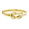 Image 1 : 18KT Yellow Gold Love Knot Bangle Bracelet
