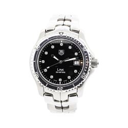 Men's Tag Heuer Stainless Steel Link Wristwatch