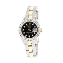 Ladies Rolex Two-Tone Oyster Perpetual Datejust Wristwatch