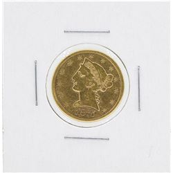 1875-CC $5 Liberty Head Half Eagle Gold Coin