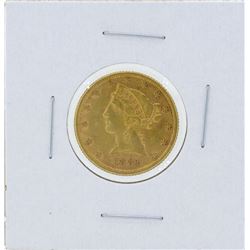 1881 $5 Liberty Head Half Eagle Gold Coin