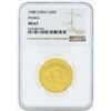Image 1 : 1988 China 50 Yuan Gold Panda Coin NGC MS67