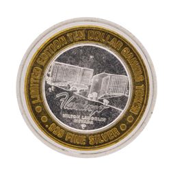 .999 Silver Flamingo Hilton Laughlin, Nevada $10 Casino Limited Edition Gaming T