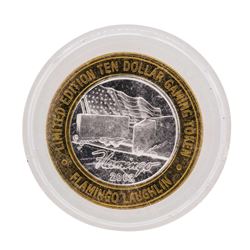 .999 Silver Flamingo Laughlin, Nevada $10 Casino Limited Edition Gaming Token