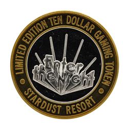 .999 Silver Stardust Resort Las Vegas, Nevada $10 Casino Limted Edition Gaming T