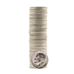 Roll of (50) 1955-S Brilliant Uncirculated Roosevelt Dimes