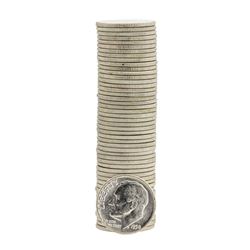 Roll of (50) 1958-P Brilliant Uncirculated Roosevelt Dimes