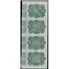 Image 2 : Uncut Sheet of (4) State of Louisiana Baby Bond Obsolete Notes