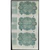 Image 2 : Uncut Sheet of (3) 1874 State of Louisiana Baby Bond Obsolete Notes