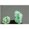 Image 3 : Burma Green Jadeite Carved Lion Statue with Stand