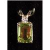 Image 1 : Peridot & Diamond Pendant CRV$1042