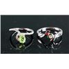 Image 1 : Two Sterling Silver Peridot Rings RV$220