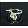 Image 2 : Two Sterling Silver Peridot Rings RV$220