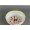 Image 2 : Chinese Gilt Porcelain Dragon Basin Xuande Mark