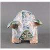 Image 2 : Chinese Green Pottery Pig Statue