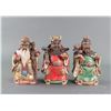 Image 1 : Set of Chinese Porcelain Sanxing Deities Statue