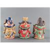 Image 2 : Set of Chinese Porcelain Sanxing Deities Statue