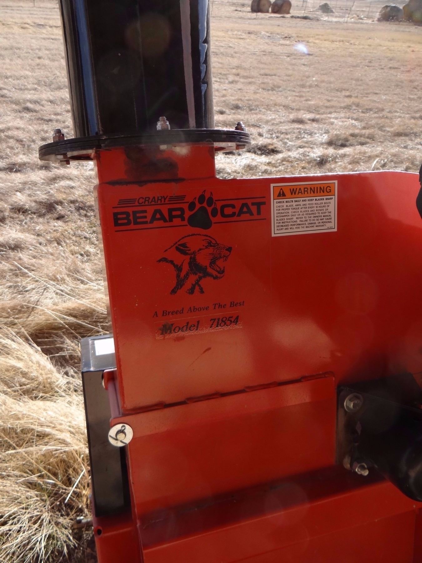 Crary Bearcat 71854 wood chipper, 3 pt., 540 pto