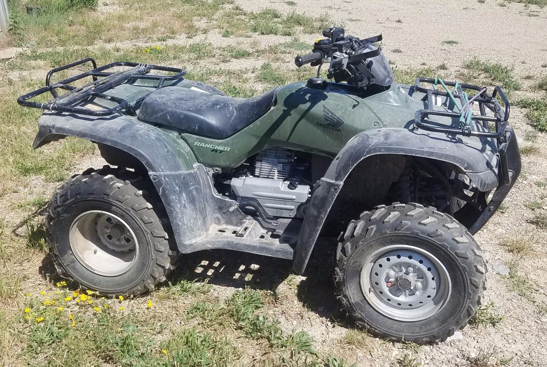 2005 Honda Rancher TRX400FA, 4x4, elec. shift, 457 miles, excellent ...