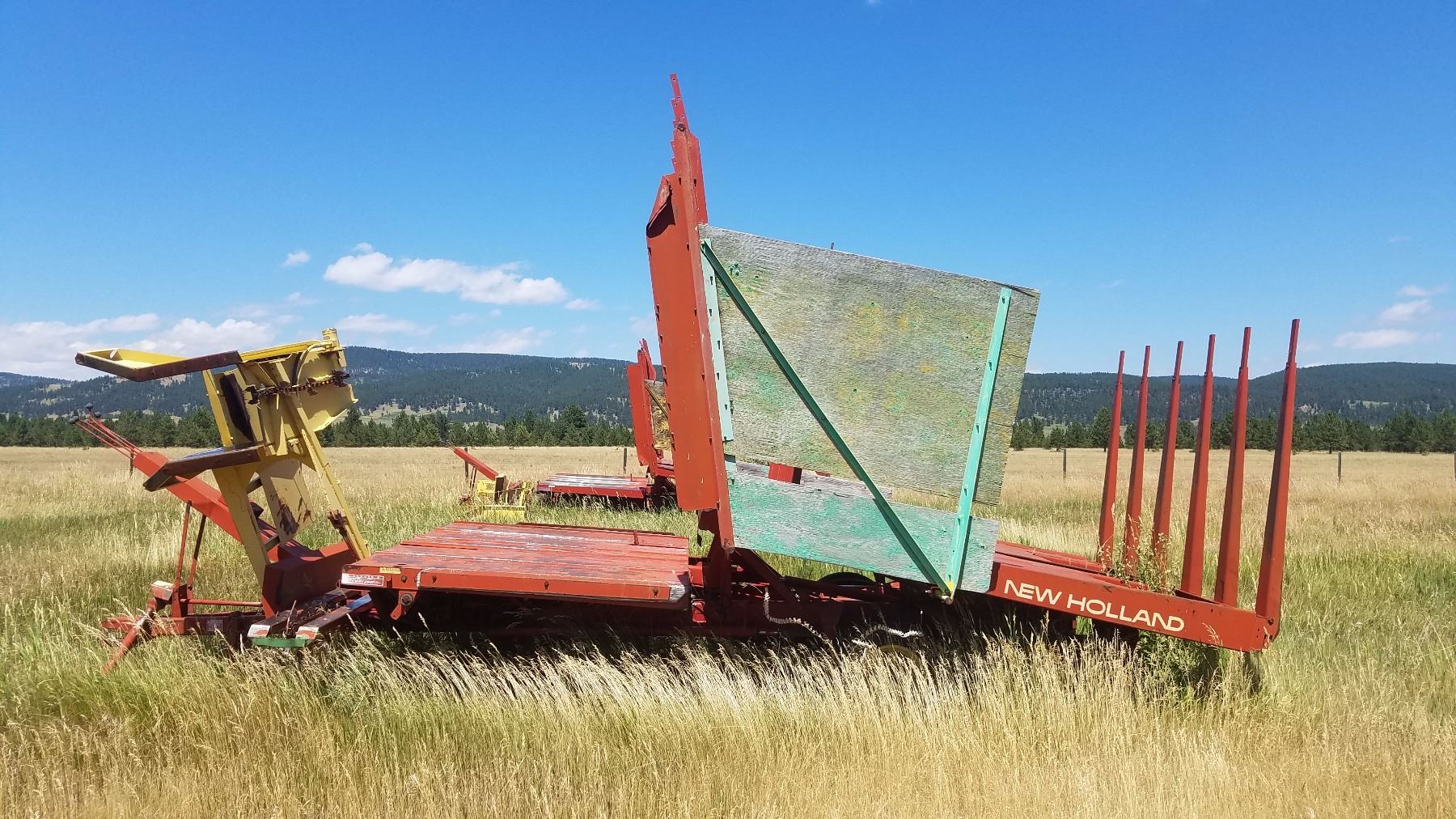 NH Stackliner 1033 bale wagon, pulltype, 540 pto